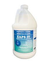Load image into Gallery viewer, Zaps It Odor Eliminator &amp; Stain Remover, One Case (4-1 Gallons)