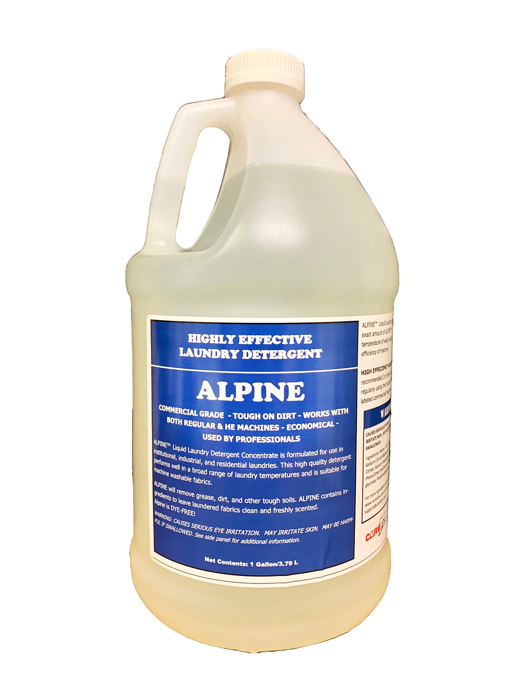 Alpine Liquid Laundry Detergent (HE + Regular Washer Compatible), One Case (4-1 Gallons)