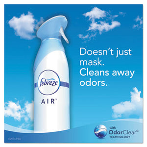 Febreeze AIR, Heavy Duty Crisp Clean, 8.8 oz Aerosol, 6/Carton