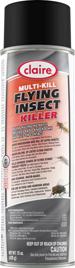 Claire Multi-Kill Flying Insect Killer, 12-20 oz. cans/case