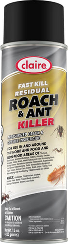 Fast Kill Residual Roach & Ant Killer, 2-Pack (Home & Commercial Use), Keeps Ants Away for Months (Residual Power), C301